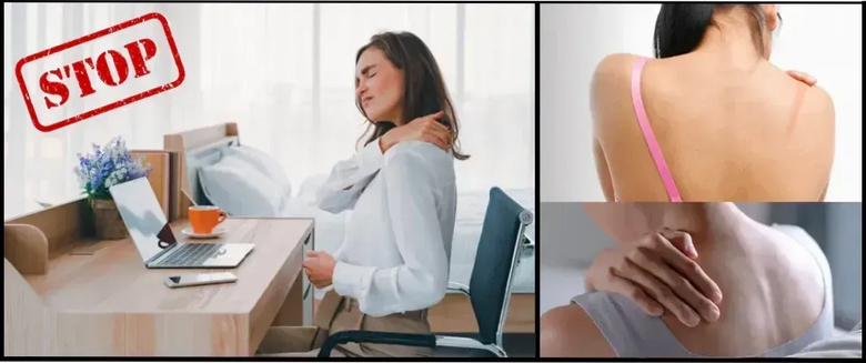 Woman with back pain