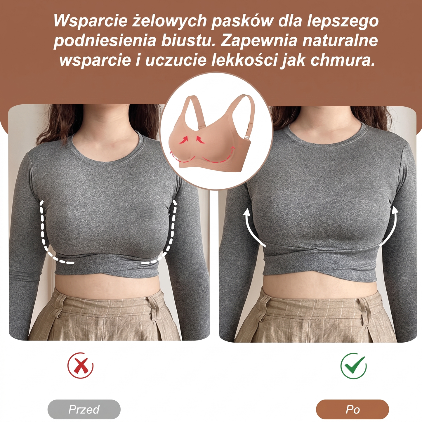 Biustonosz Feminella – miękkie jak chmura wsparcie bez fiszbin